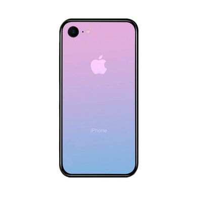 Чохол Amber-Glass для Iphone 6 / 6s бампер накладка градієнт Pink-Purple