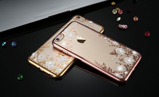 Чехол Luxury для Iphone 5 / 5s бампер ультратонкий Rose Gold