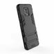 Чехол Iron для Xiaomi Redmi Note 9 Pro бронированный бампер Black