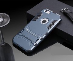 Чехол Iron для Iphone 6 / 6s бампер бронированный Броня Dark Blue