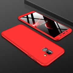 Чохол GKK 360 для Samsung J6 2018 / J600 / J600F оригінальний бампер Red