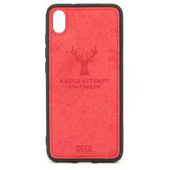 Чехол Deer для Xiaomi Redmi 7A бампер противоударный Красный