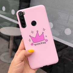 Чехол Style для Xiaomi Redmi Note 8T силиконовый бампер Розовый Princess