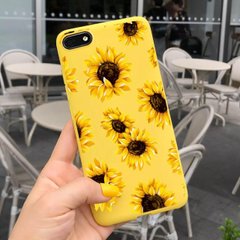 Чохол Style для Huawei Y5 2018 / Y5 Prime 2018 (5.45") Бампер силіконовий Жовтий Sunflowers