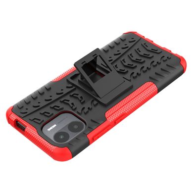 Чехол Armor для Xiaomi Redmi A2 Plus бампер противоударный с подставкой Red
