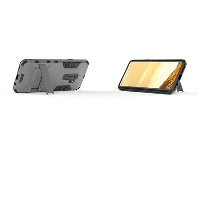 Чехол Iron для Samsung Galaxy S9 Plus / G965 бронированный бампер Броня Gray