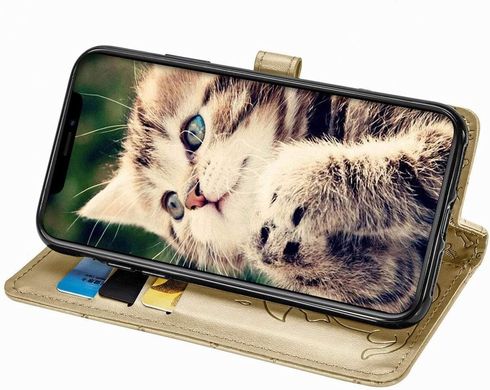 Чохол Cat and Dog для Samsung Galaxy S20 Ultra книжка шкіра PU золотий