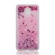 Чехол Glitter для Meizu M5 Note Бампер Жидкий блеск сердце розовый УЦЕНКА