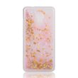 Чехол Glitter для Meizu M5S Бампер Жидкий блеск Звезды розовый