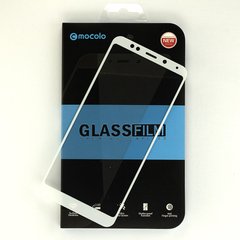 Защитное стекло Mocolo для Xiaomi Redmi 5 Plus 5.99" полноэкранное белое