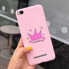 Чохол Style для Xiaomi Redmi 4A Бампер рожевий Princess
