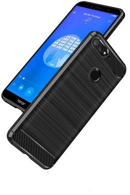 Чехол Carbon для Huawei Y7 2018 / Y7 Prime (5.99") Бампер Black