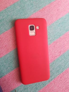 Чохол Style для Samsung Galaxy J6 2018 / J600F Бампер силіконовий червоний