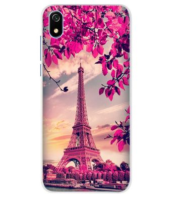 Чохол Print для Xiaomi Redmi 7A силіконовий бампер Paris in Flowers