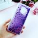Чехол Glitter для Samsung J6 Plus 2018 / J610 бампер Жидкий блеск Фиолетовый