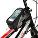Велосипедна сумка Roswheel 6.5" Велосумка для смартфона на раму 12496 L Black-Green