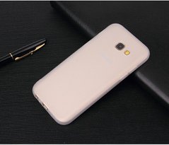Чехол Style для Samsung Galaxy A7 2017 / A720 Бампер силиконовый белый