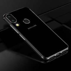 Чехол Frame для Samsung Galaxy M20 силиконовый бампер Black