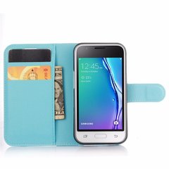 Чохол IETP для Samsung Galaxy J1 Mini / J105 книжка шкіра PU блакитний