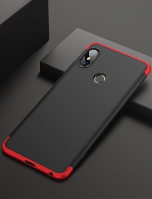 Чехол GKK 360 для Xiaomi Redmi Note 5 / Note 5 Pro Global бампер оригинальный Black-Red