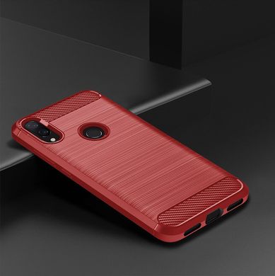 Чохол Carbon для Xiaomi Redmi 7 бампер оригінальний Red
