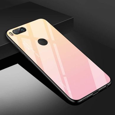 Чехол Gradient для Xiaomi Mi A1 / Mi5X бампер накладка Beige-Pink