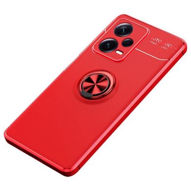 Чехол TPU Ring для Xiaomi Poco X5 5G бампер противоударный с подставкой Red