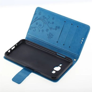 Чехол Butterfly для Samsung Galaxy J7 Neo / J701 книжка женский голубой