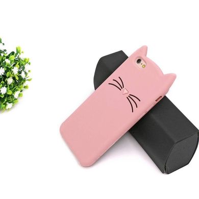 Чехол 3D Toy для Iphone SE 2020 Бампер резиновый Cat Pink