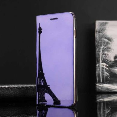 Чохол Mirror для iPhone 5 / 5s / SE книжка дзеркальний Clear View Purple
