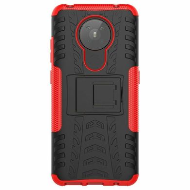 Чехол Armor для Nokia 5.3 бампер противоударный с подставкой Red