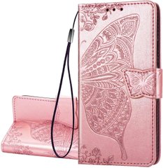 Чохол Butterfly для Xiaomi Redmi Note 5 / Note 5 Pro Global книжка шкіра PU золотисто-рожевий