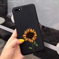 Чохол Style для Huawei Y5 2018 / Y5 Prime 2018 (5.45") Бампер силіконовий Чорний One Sunflower