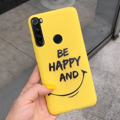 Чехол Style для Xiaomi Redmi Note 8T силиконовый бампер Желтый Be Happy