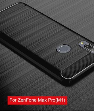 Чохол Carbon для Asus Zenfone Max Pro (M1) / ZB601KL / ZB602KL / x00td бампер чорний