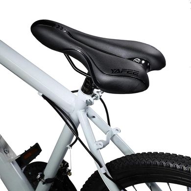 Велосипедне сідло YAFEE YF-1034-3 сидіння для велосипеда 280x160 Black