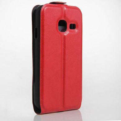 Чехол IETP для Samsung Galaxy J1 Mini / J105 флип вертикальный кожа PU красный