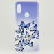 Чехол Print для Xiaomi Redmi 7 силиконовый бампер Butterflies Blue