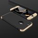 Чехол GKK 360 для Iphone 5 / 5s / SE Бампер оригинальный Black-Gold с вырезом
