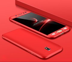 Чехол GKK 360 для Samsung J7 2017 / J730 бампер оригинальный Red