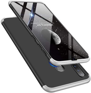 Чехол GKK 360 для Samsung Galaxy A10s 2019 / A107 бампер оригинальный Black-Silver
