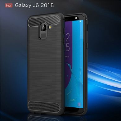 Чохол Carbon для Samsung J6 2018 бампер Black