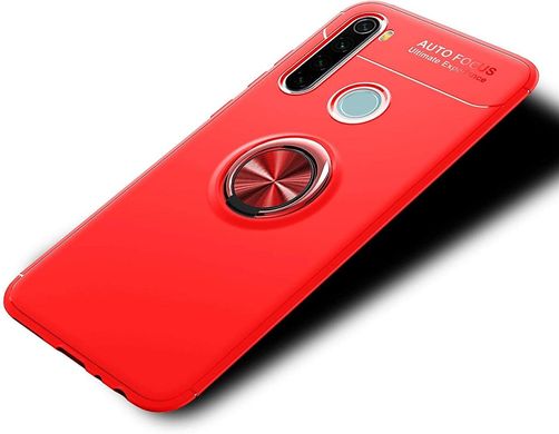 Чохол TPU Ring для Xiaomi Redmi Note 8T бампер оригінальний з кільцем Red