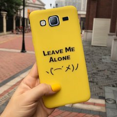 Чехол Style для Samsung J5 2015 / J500 Бампер силиконовый Желтый Leave Me