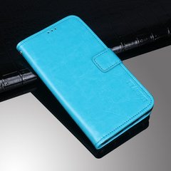 Чохол Idewei для Xiaomi Redmi Note 8 Pro книжка шкіра PU блакитний