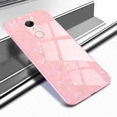 Чехол Marble для Xiaomi Redmi 5 Plus бампер мраморный оригинальный Pink