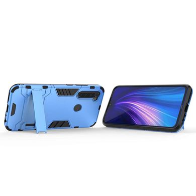 Чехол Iron для Xiaomi Redmi Note 8 бронированный бампер Blue