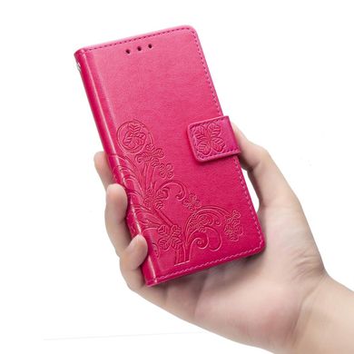 Чехол Clover для Xiaomi Redmi 7A книжка кожа PU Малиновый