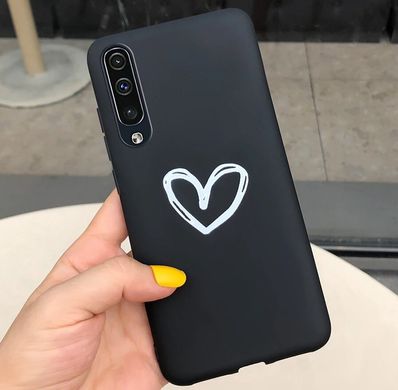 Чехол Style для Samsung Galaxy A30s 2019 / A307F силиконовый бампер Черный Heart