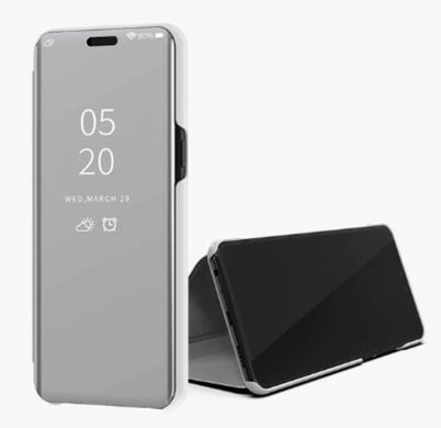 Чехол Mirror для Samsung Galaxy M10 2019 / M105F книжка зеркальный Clear View Silver